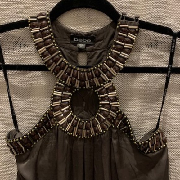 Bebe Sleeveless Silk Blouse - Picture 3 of 4